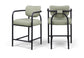 Serava - Vegan Leather Upholstered Bar Stool