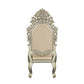 Sorina - Side Chair (Set of 2) - Synthetic Leather & Antique Gold