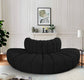 Arc - Boucle Fabric 4 Piece Modular Sofa