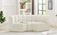 Arc - Velvet 3 Piece Modular U-Shaped Sofa