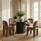 Celine - Velvet Performance Fabric Upholstered Dining Chair (Set of 2)