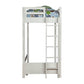 Celerina - Twin Loft Bed - Weathered White