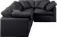 Indulge - Faux Leather 4 Piece Modular Corner Sectional