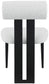 Dario - Boucle Dining Chair With Black Frame (Set of 2)