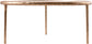 Evren - Glass Top And Aluminum Base Coffee Table