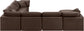 Indulge - Velvet 7 Piece Modular Sectional