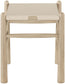 Santos - Faux Leather Upholstered Bench - Natural Frame