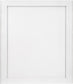 Modernist - Mirror With Stainless Steel Base - White