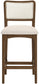 Atrium - Counter Stool With Brushed Brown Base (Set of 2)
