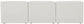 Miramar - 3 Seat Armless Modular Sofa