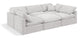 Indulge - Velvet 6 Piece Modular Sectional