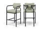 Serava - Vegan Leather Upholstered Bar Stool