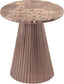 Cindra - Genuine Marble Top And Iron Base Table