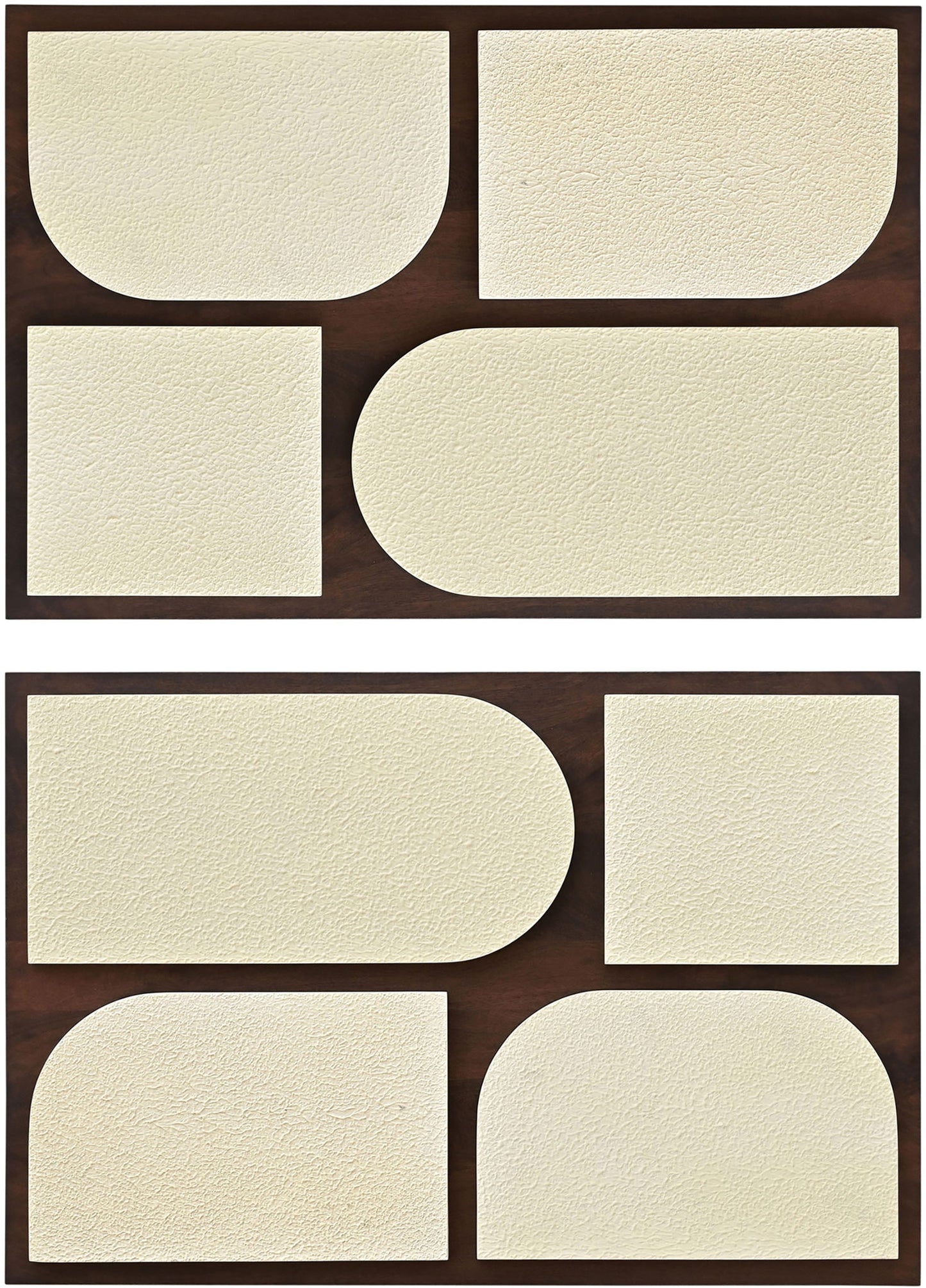 Icon - Mango Wood 2 Piece Wall Art