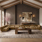 Orin - Velvet Performance Fabric Upholstered 8 Piece L-Shaped Sectional