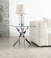 T240 - Chrome Table Set (Set of 3) - Gray