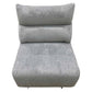 Fullar - Modular Power Motion Armless Recliner - Light Gary Chenille