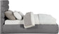 Adam - Chenille Fabric Bed With 52" Headboard
