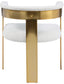 Romeo - Boucle Dining Chair With Gold Base (Set of 2)