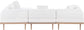 Laguna - 4 Piece 106.5" Upholstered Outdoor Patio Modular Sectional