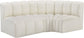 Arc - Faux Leather 3 Piece Sofa