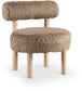 Ambre - Shearling Fabric Accent Chair