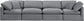 Indulge - Velvet 4 Seat Modular Sofa