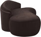 Caspian - Chenille Fabric Upholstered Loveseat