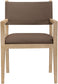 Avon - Vegan Leather Dining Arm Chair