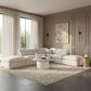 Indulge - Linen 6 Piece Modular Armless Sectional