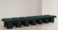 Pavilion - 14 Piece Modular Bench With Black Base