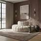Arc - Boucle Fabric 4 Piece Modular Sofa