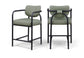 Serava - Vegan Leather Upholstered Bar Stool