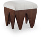 Altair - Fabric Bench - Dark Brown Base