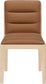 Ellis - Vegan Leather Upholstered Dining Chair (Set of 2) - Natural Base