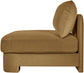 Hammond - Velvet Performance Fabric Upholstered Armless Chair