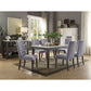 Merel - Dining Table - White Marble Top & Gray Oak