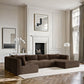 Shaggy - 5 Piece Modular U-Shaped Sectional