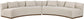 Avanti - 182.5" Chenille Fabric Upholstered 2 Piece Modular Sectional