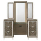 Skylar - Vanity Desk & Mirror - Dark Champagne