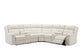 U33 - 3 Piece Power Reclining Sectional - White