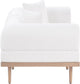 Laguna - 2 Piece Resilient Water Resistant Fabric 71" Upholstered Outdoor Patio Modular Loveseat