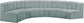 Arc - Faux Leather 6 Piece U-Shaped Modular Sofa