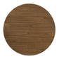 Delmon - Round Dining Table - Dark Walnut