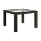 Elodie - Counter Table With Glass - Charcoal