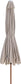 Amalfi - Patio Umbrella - Light Brown Pole