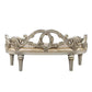 Danae - Bench - Champagne Synthetic Leather & Gold