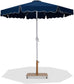 Amalfi - Aluminum Patio Umbrella - Light Brown Base / White Pole