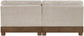 Turin - Chenille Fabric Upholstered Modular Sectional - Taupe