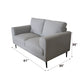 Kyrene - Loveseat - Light Gray Linen